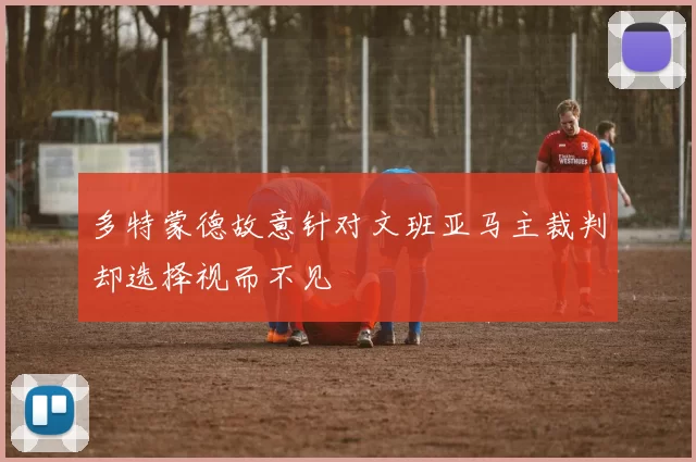 多特蒙德故意针对文班亚马主裁判却选择视而不见